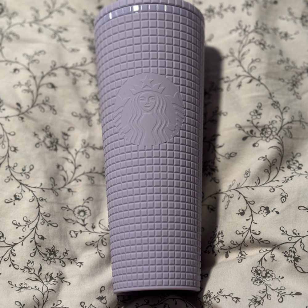 Starbucks Lavender Grid Tumbler